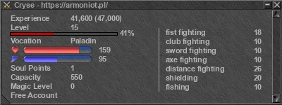 Signature for player Cryse