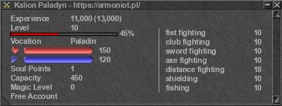 Signature for player Kalion Paladyn