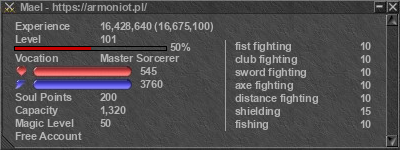 Signature for player Mael