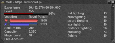 Signature for player Moki