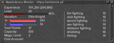 Signature for player Nawiedzony Morder