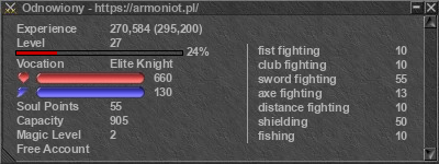 Signature for player Odnowiony