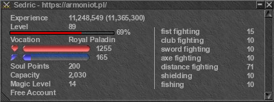 Signature for player Sedric