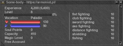 Signature for player Some-body