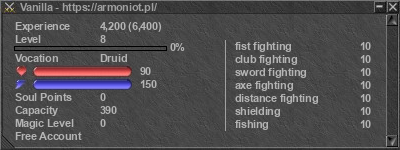 Signature for player Vanilla